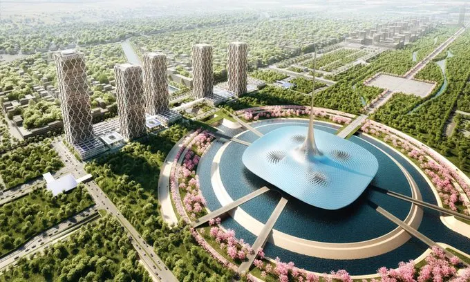 Future Amaravati capital city concept